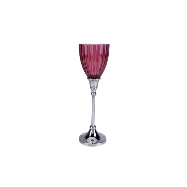 Stand Plum Candle Holder 31 cm