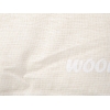 2 Pieces Wool Quilt Single 155 x 215 cm - White