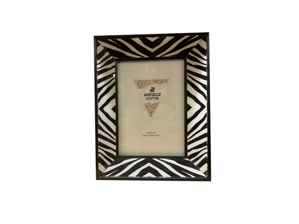 Wild Touch Zebra Frame 18 x 24 cm - Black / White
