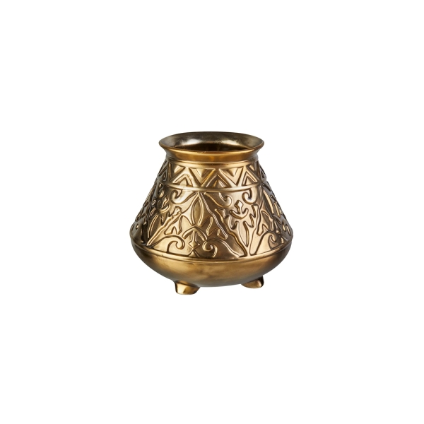 Myth Ceramic Small Vase 19 x 16 cm - Bronze