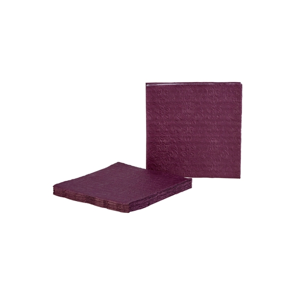 Elegance Berry Napkin 16 x 16 cm - Purple