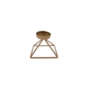 Geometry Candle Holder 13 x 13 cm - Gold