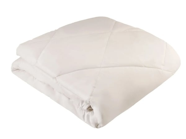 Comfy Cotton Single Waterproof Sleeping Pad 160 x 200 cm - White
