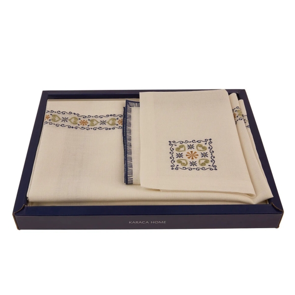 9 Pieces Mediterranean Runner Set - Beige