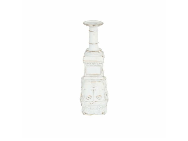 Medusa Candlestick 28 cm - White