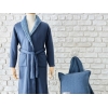 Softy Women's Comfort Dressing Gown S / M -  Indigo