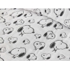 2 Pieces Snoopy Lazy Days Single Bedspread Set 160 x 240 cm - White