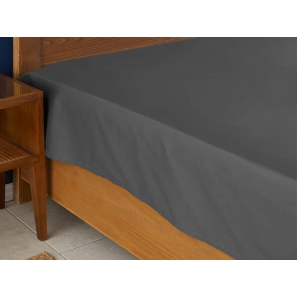 Nautica Double Bed Sheet 240 x 260 cm - Anthracite 