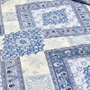 4 Pieces Levni Cotton King Size Duvet Cover Set 220 x 240 cm - Blue