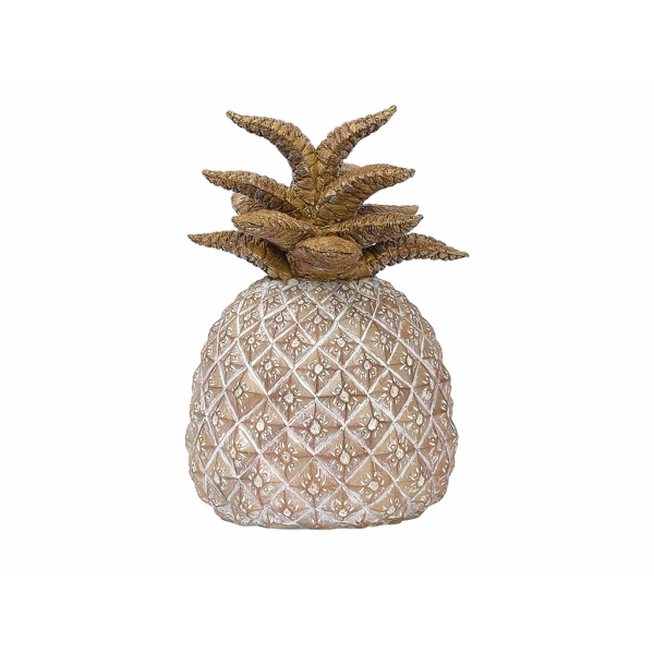 Pineapple Decorative Object 22 cm - Sand Beige