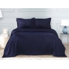 3 Pieces Lafel Double Bedspread Set 240 x 230 cm - Navy Blue