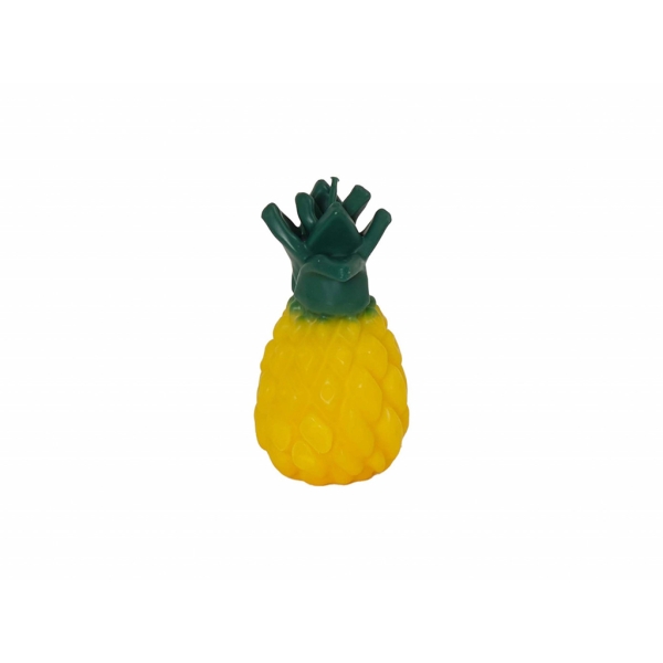 Tutti Frutti Pineapple Shaped Candle 9.5 x 6 cm - Yellow