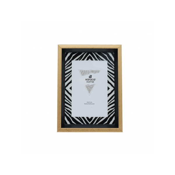 Wild Touch Zebra Frame 18 x 24 cm - Gold / Black
