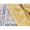 4 Pieces Milo Single Duvet Cover Set With Blanket 160 x 220 cm - Blue