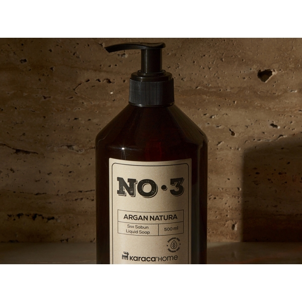 No.3 Argan Nature Liquid Soap 500 ml - Brown