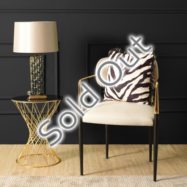 Zebra Patterned Decorative Cushion ..