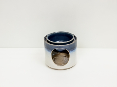 Naval Censer 9 x 9 cm - Navy Blue / White