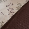 3 Pieces Britney Double Bedspread Set 230 x 240 cm - Dark Brown