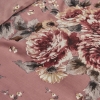 4 Pieces Estila Cotton Satin Double Duvet Cover Set 200 x 220 cm - Dusty Rose