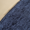 3 Pieces Nelda Velvet Double Bedspread Set 240 x 250 cm - Navy Blue