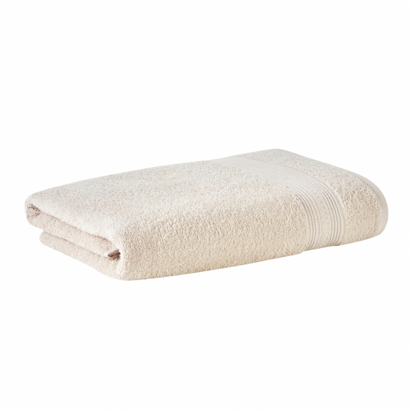 Soft Touch Cotton Bath Towel 70 x 140 cm - Beige