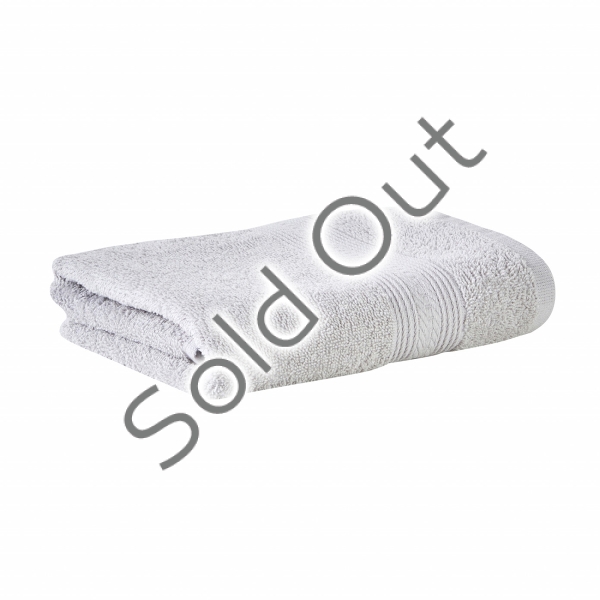 Soft Touch Cotton Face Towel 50 x 90 cm - Grey