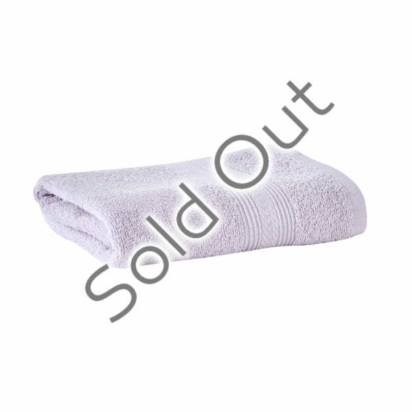 Soft Touch Cotton Face Towel 50 x 90 cm - Lilac