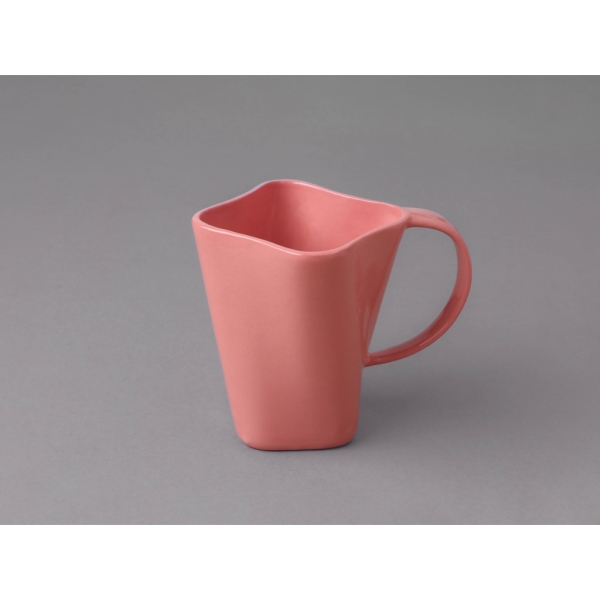 Skallop Porcelain Mug 290 Ml - Pink