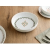 20 Pieces Moderna Porcelain Dinner Set - Green / Orange