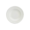 24 Pieces Lilyum Bone Dinner Set - White / Silver