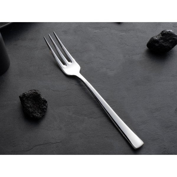 Deniz Mirror Finish Steak Fork 3 / 207 mm - Silver