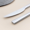 2 Pieces Deniz Mirror Finish Gel. Vacuum Dinner Knife Set 95 gr / 217 mm - Silver