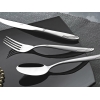 12 Pieces Lisbon Sandblast Dinner Fork Set 2.5 / 194 mm - Silver