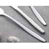 12 Pieces Sahara Mirror Finish Dessert Knife Set 60 gr / 190 mm - Silver