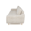 Klem Triple Sofa Natural Texture Wooden Leg 224 x 91 x 84 cm - Beige