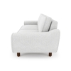 Klem Double Sofa Linen Cylinder Wooden Leg 198 x 91 x 84 cm - Greige
