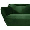 Modsy Bergere Velvet Wooden Leg 81 x 80 x 86 cm - Emerald Green