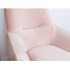 Modsy Bergere Velvet Wooden Leg 81 x 80 x 86 cm - Powder Pink