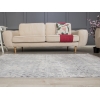 Gibby 80 x 300 cm Carisma Zymta Decorative Machine Carpet - Ecru / Grey / Dark Grey