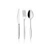 12 Pieces Assos Dinner Fork Set 3 mm - Silver