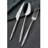 12 Pieces Vienna Dinner Spoon Set 3 mm - Silver