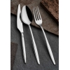 12 Pieces Pera Dinner Fork Set 3 mm - Silver