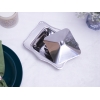 Chain Mirror Finish Sugar Bowl 18 x 14 cm ( 1 mm ) - Silver