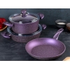 9 Pieces Wilma Cookware Set - Purple