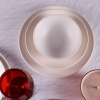 24 Pieces Sea Matt Porcelain Dinner Set - Cream