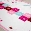 Mango Unicorn Hopscotch 120 x 180 cm Cotton Decorative Carpet - Pink / Turquoise / Dark Pink