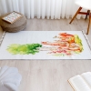 Mango Animal 80 x 150 cm Cotton Decorative Carpet - Green / Off White / Burnt Orange