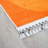 Mango Space Hopscotch 80 x 150 cm Cotton Decorative Carpet - Midnight Blue / Navy Blue / Orange / Yellow