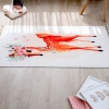 Mango Gazelle 80 x 150 cm Cotton Decorative Carpet - Burnt Orange / Pink / Mint / Off White