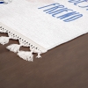 Mango Cartoon 160 x 230 cm Cotton 3D Printed Decorative Carpet - Pink / Salmon / White 